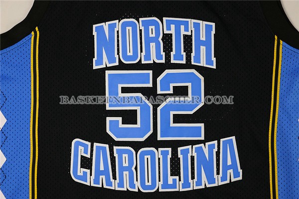 Maillot NCAA Universidad de Carolina del Norte Worthy Noir